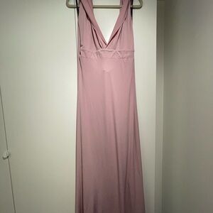 Chic Blush Maxi Dress